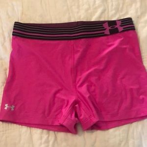 Under armor short shorts compression